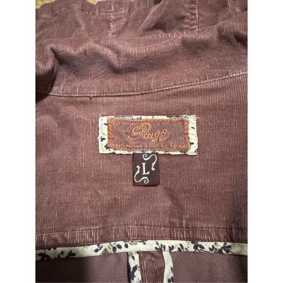Plugg brown corduroy jacket L - Picture 4 of 5